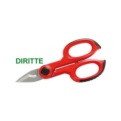 Forbici Per Elettricisti - Impugnatura Ad Anelli Di...