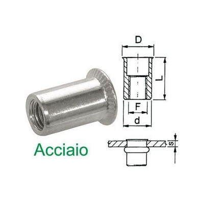 Inserti Filettati In Acciaio 10