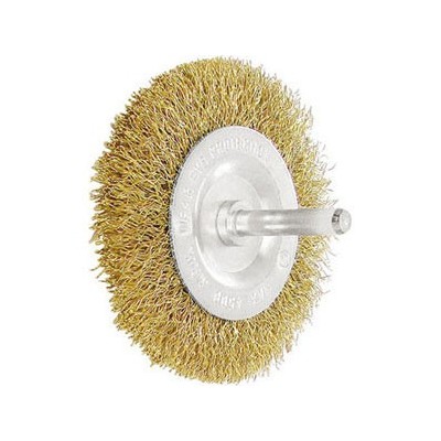 Spazzole Acciaio Ottonato Ø e spessore mm 75x8