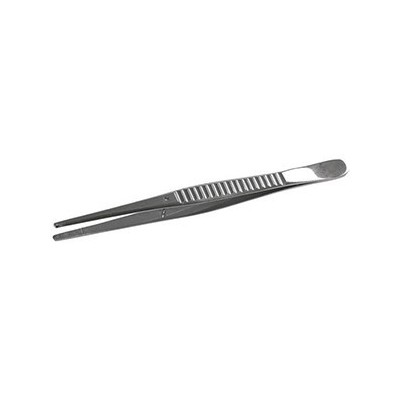 Pinzette In Acciaio Inox Punte Diritte Arrotondate...