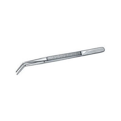 Pinzette In Acciaio Inox Punte Curve Sottili Zigrinate...