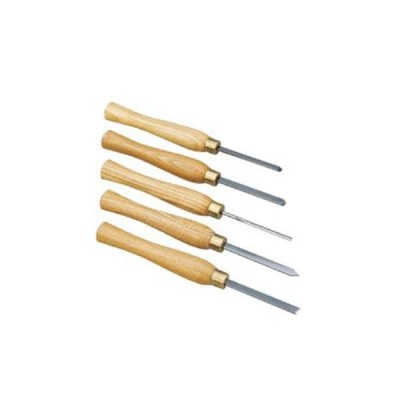 Serie di 5 utensili per tornire