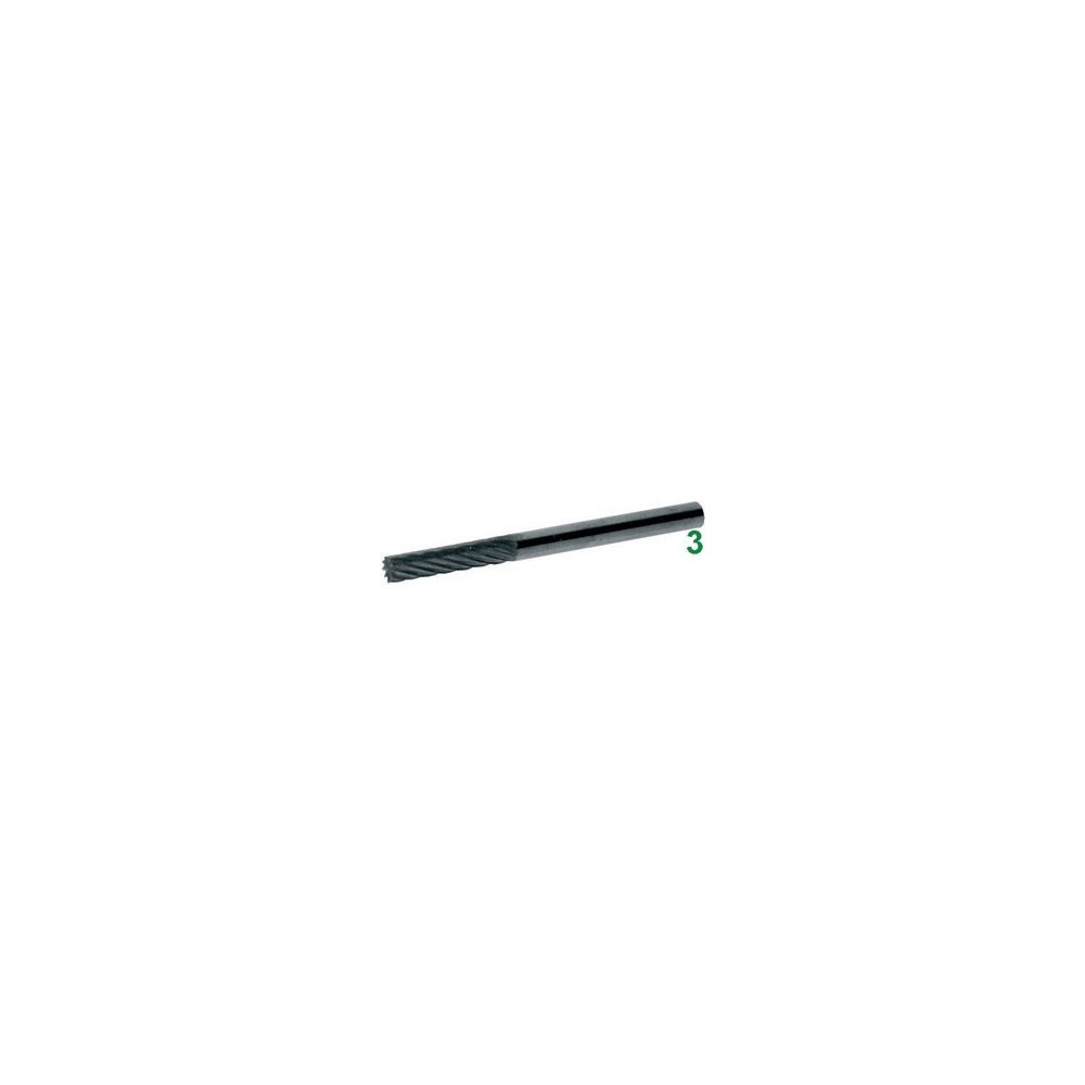 Mini frese rotative in metallo duro  tipo cilindrico-testa con taglienti.taglio 3.