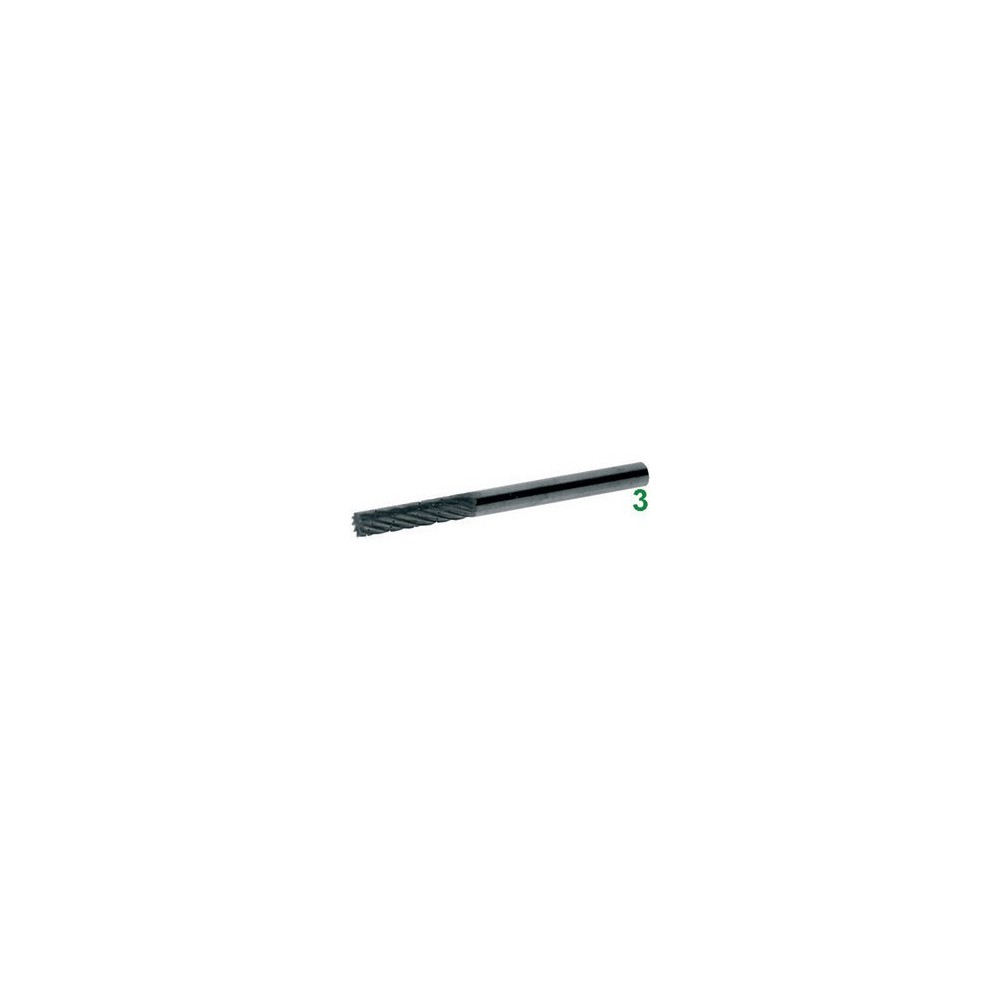 Mini frese rotative in metallo duro  tipo cilindrico-testa con taglienti.taglio 5.