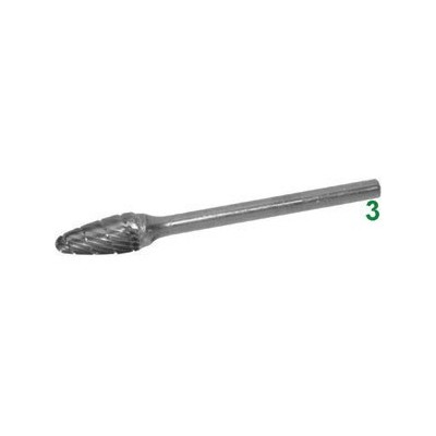 Frese rotative in metallo duro tipo tondo conico. att. ø...