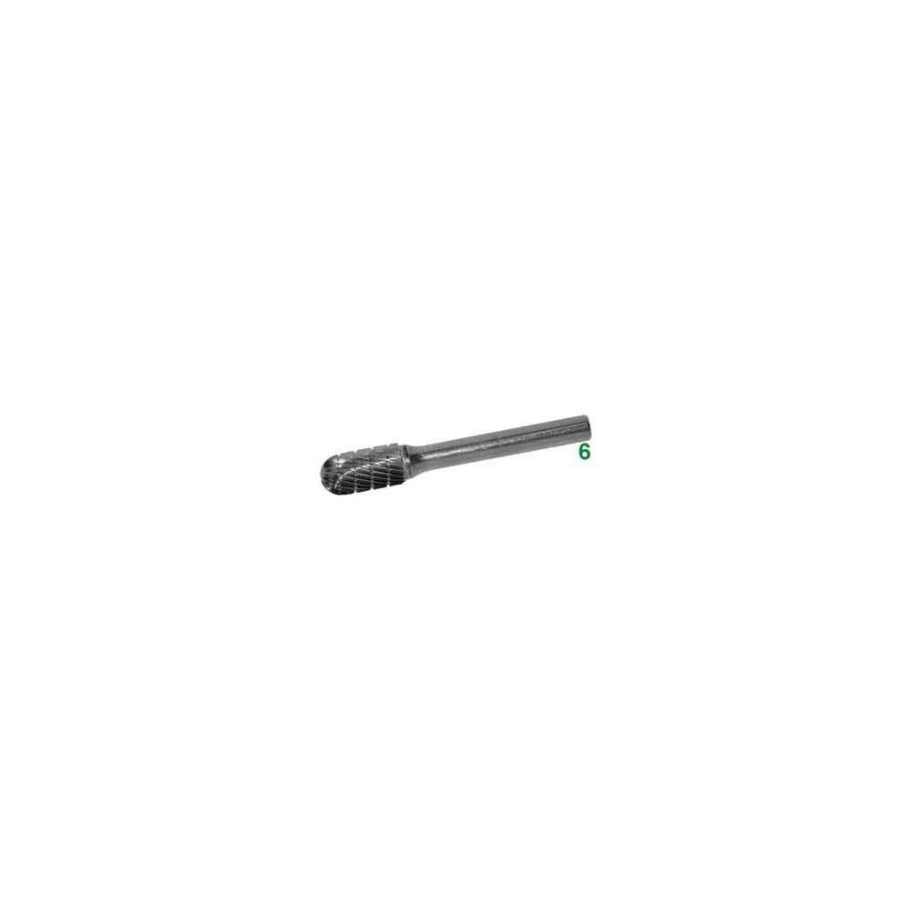 Frese rotative in metallo duro att. ø mm 6 taglio 5 tipo dolce con rompitruciolo