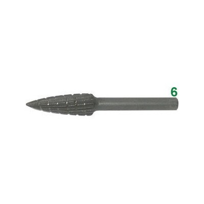 Frese rotative in hss taglio 2 att. ø mm 6 taglio 2 tipo...