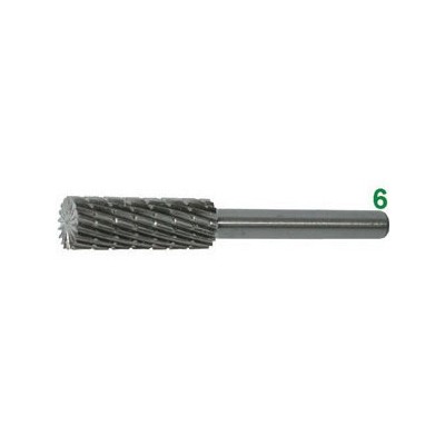 Frese rotative in hss taglio 2 att. ø mm 6 taglio 2 tipo...