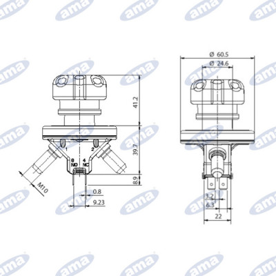 STACCABATTERIA AD AZIONAMENTO MANUALE CON PULSANTE 150 A 24V