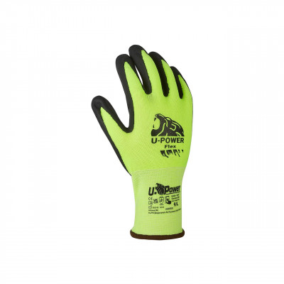 Guanti da lavoro Upower flex giallo fluo taglia M-8