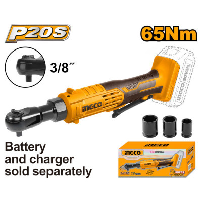 Avvitatore a cricchetto attacco 3/8 65Nm senza batteria
