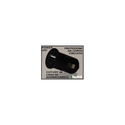 PRESA ACCENSIDIGARI 12V PER MOTO + ADATTATORE PRESA USB
