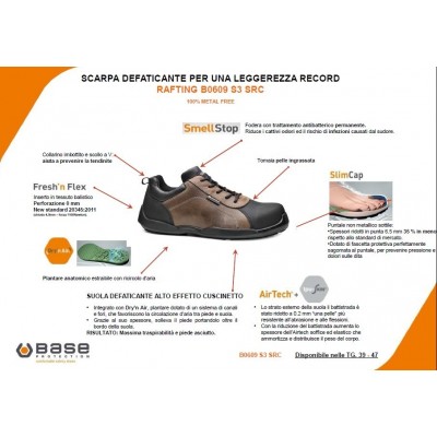 Scarpa Base Rafting bassa S3 SRC