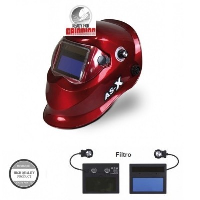 MASCHERA CASCO AUTO OSCURANTE ELETTRONICA PER SALDARE  AS-X
