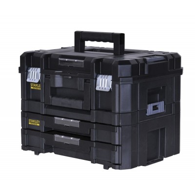 KIT CASSETTA PORTA UTENSILI ELETTRICI + CASSETTIERA 2 CASSETTI TSTAK FATMAX