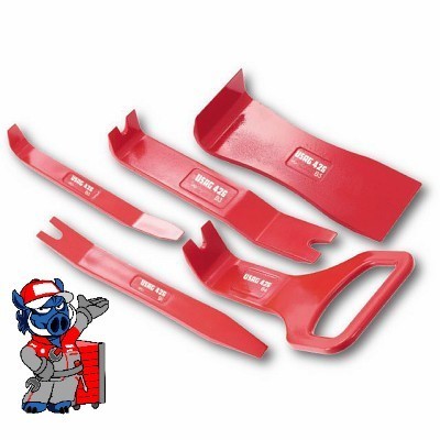 Kit di 5 utensili per componenti in plastica
