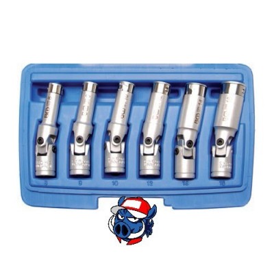 SET 6 PEZZI BUSSOLE SNODATE PER CANDELE E CANDELETTE