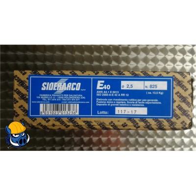 ELETTRODI RUTILICI PER SALDATURA FERRO Ø mm2,5X300 n.3 confezioni da 275 pz cad
