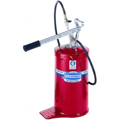 Pompa per grasso a barile da 16 kg completa di tubo flessibile 1/4