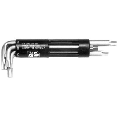 SERIE 8 CHIAVI SATINATE CHROM VANADIUM TORX