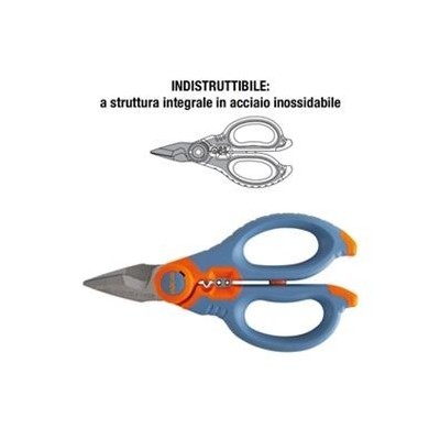 Forbici per elettricisti integrale in acciaio inossidabile