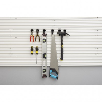 KIT 8 GANCI PICCOLI IN ACCIAIO TRACK WALL STANLEY®