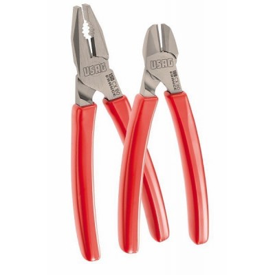 ASSORTIMENTO  PINZA UNIVERSALE E TRONCHESE A TAGLIENTE DIAGONALE USAG 150 CX/SE2