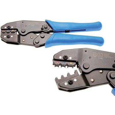 PINZA A CRIMPARE A CRICCHETTO, 0,25-6 MM2  PER TERMINALI ISOLATI