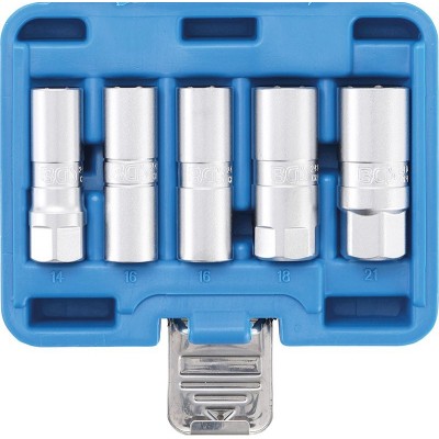 SET 5 PEZZI, BUSSOLE PER CANDELE ESAGONALI, ATT. 1/2", 14-21 MM