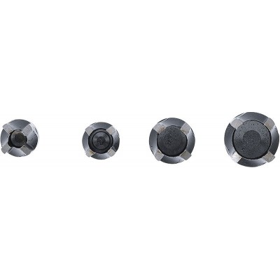 SET 4 PEZZI, PUNTE PER PERNI E SPINE, 6 - 10 - 13 - 16 MM