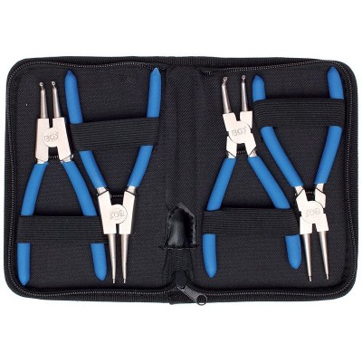 KIT 4 PZ PINZE PER SEEGER L.225MM ASSORTITE