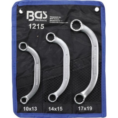 SET 3 PEZZI, CHIAVI POLIGONALI PER STARTER, 10X13 - 17X19 MM